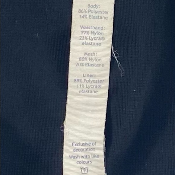 Lululemon Athletica Womens Shorts Sz 6 Black Jogging Sports Cycling Jogging - Picture 7 of 7